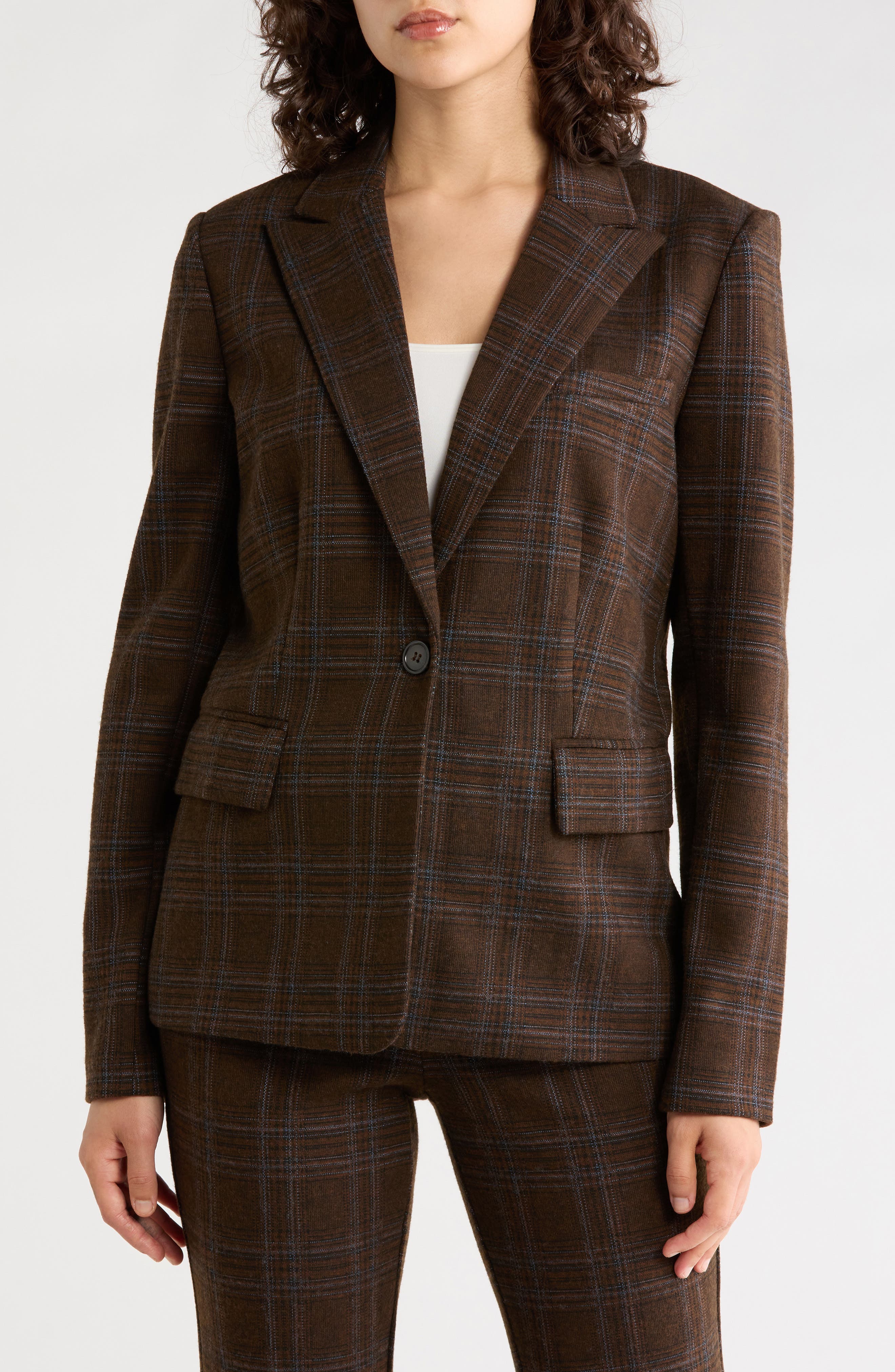 Plaid Blazer