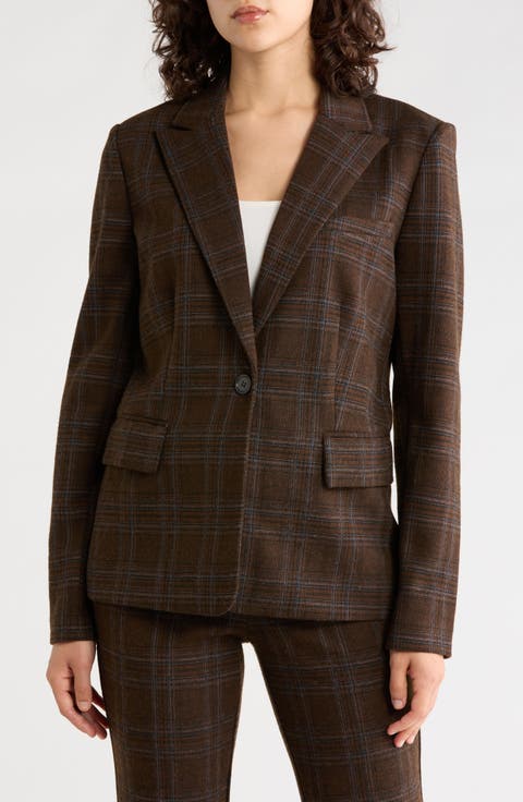 Plaid Blazer