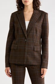 Amanda & Chelsea Plaid Blazer