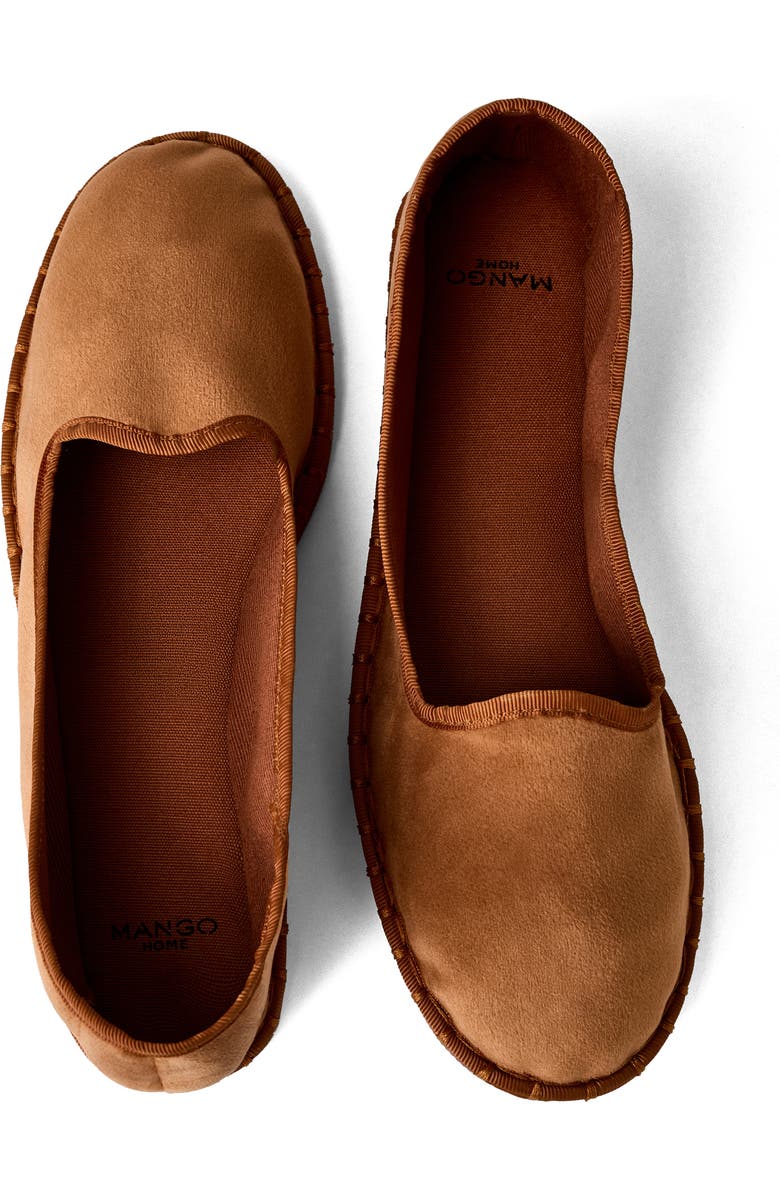 MANGO Velour Loafer, Alternate, color, Orange