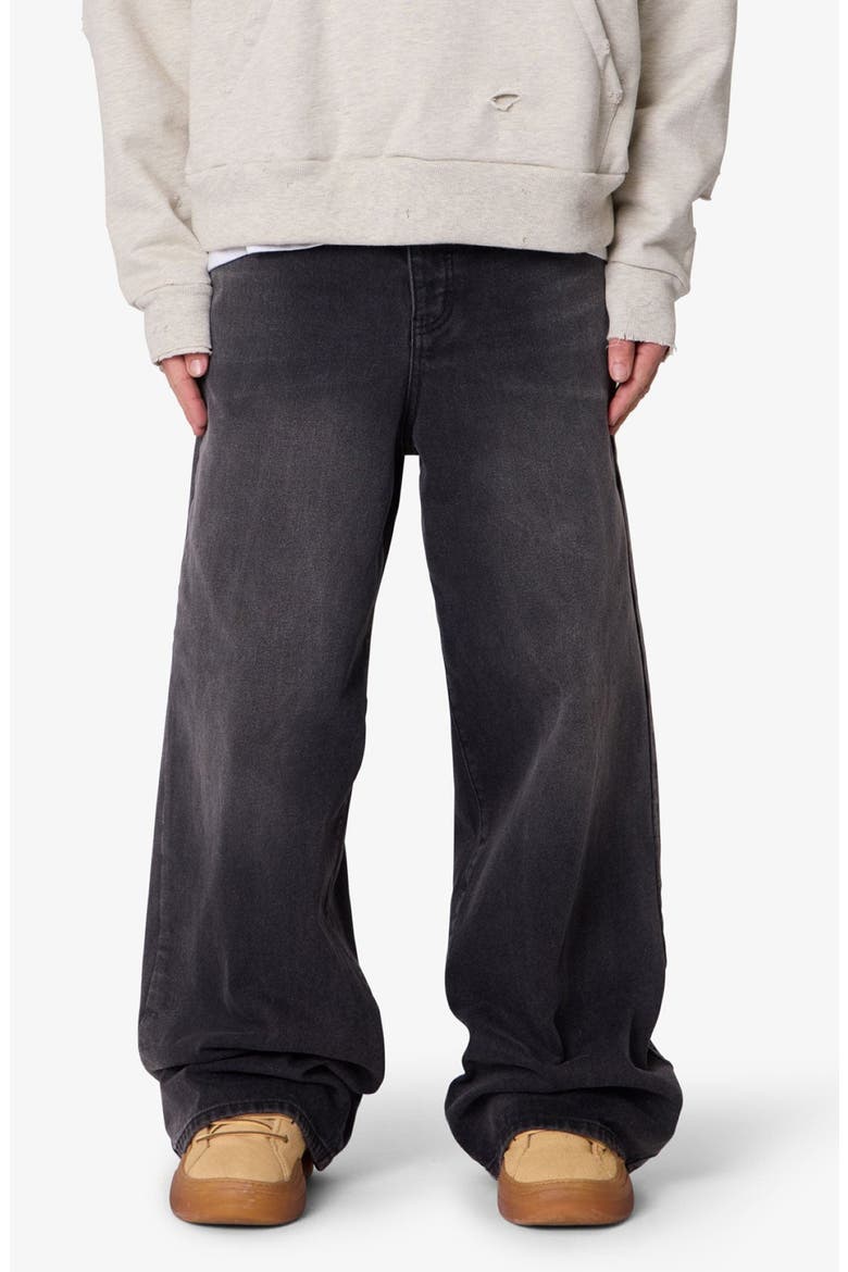 Baggy Washed Rave Jeans, Main, color, VINTAGE BLACK