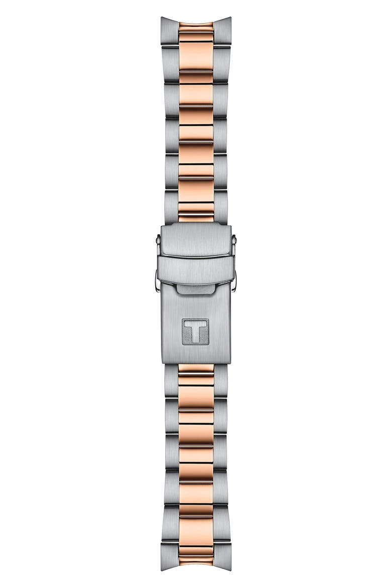 Seastar 1000 Two-Tone Bracelet Watch, 36mm, Alternate, color, BLACK