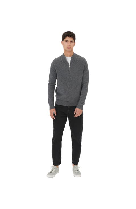 Essential Half-Zip Cashmere Sweater