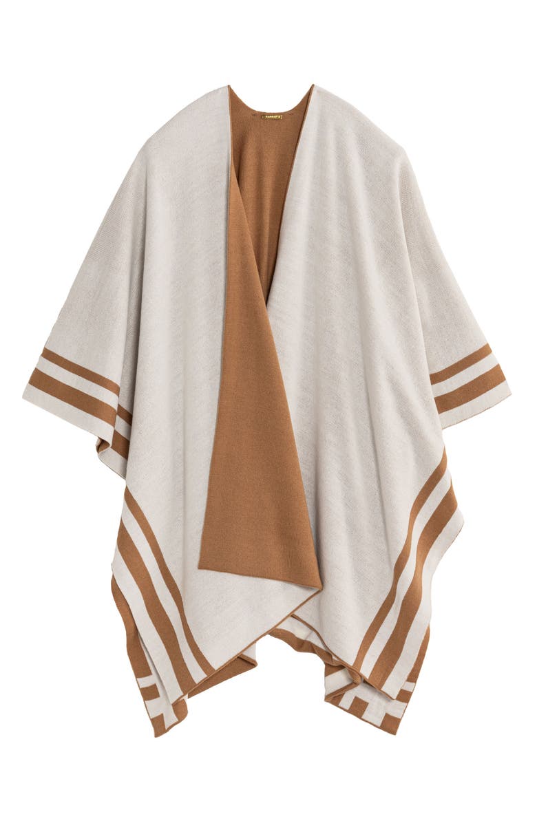 Jet Setter Reversible Knit Poncho