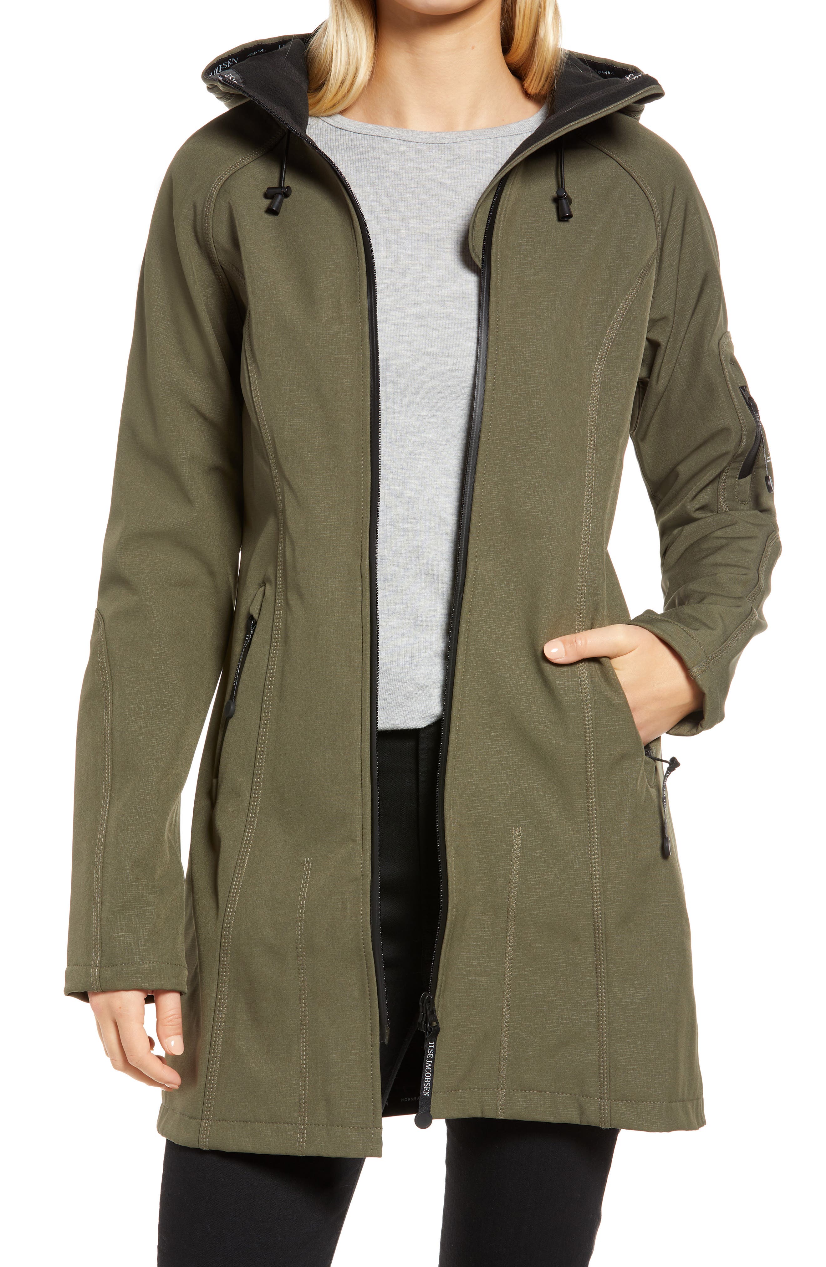 Regular Fit Hooded Raincoat - image 2