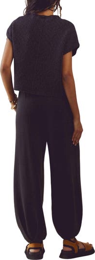 Free-est Freya Short Sleeve Sweater & Pants Set