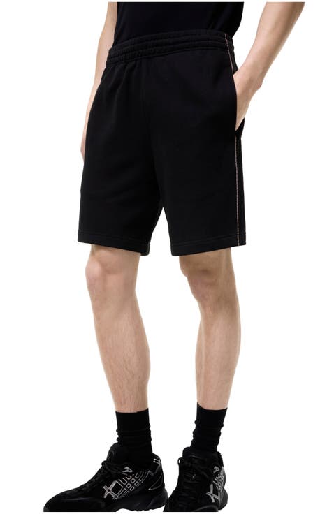 Check Piping Cotton Shorts