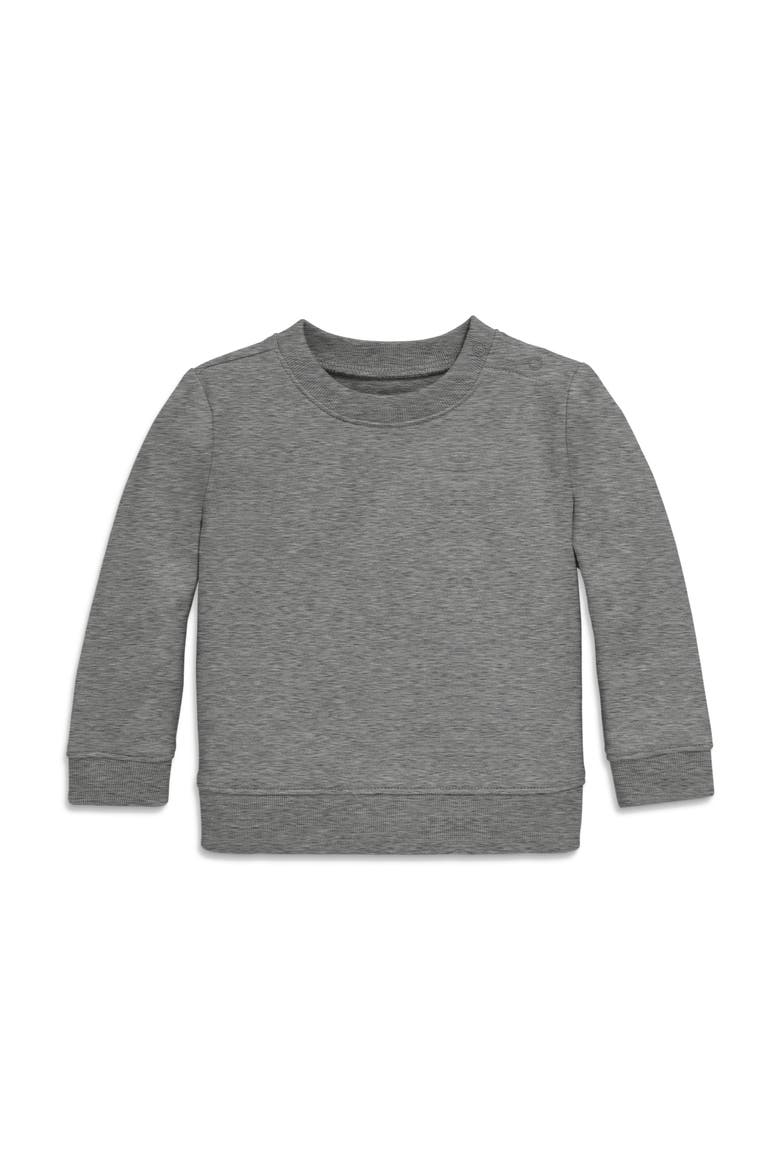 The New Baby Sweatshirt, Main, color, Heather Storm Gray