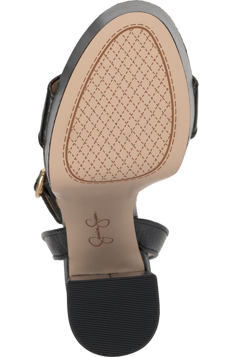 Jessica Simpson Axtyn Ankle Strap Platform Sandal, Alternate, color, Black