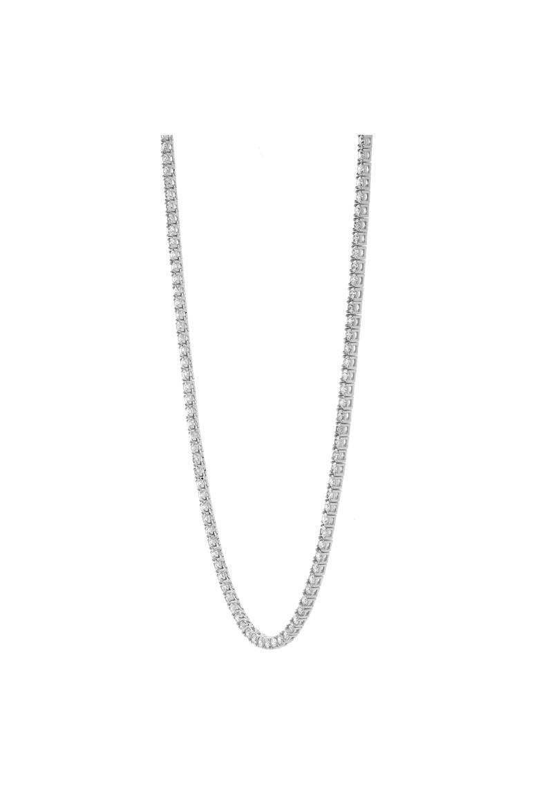 Zeno 10K Gold Lab Grown Diamond Tennis Chain - 2.6mm, Alternate, color, 10K White Gold