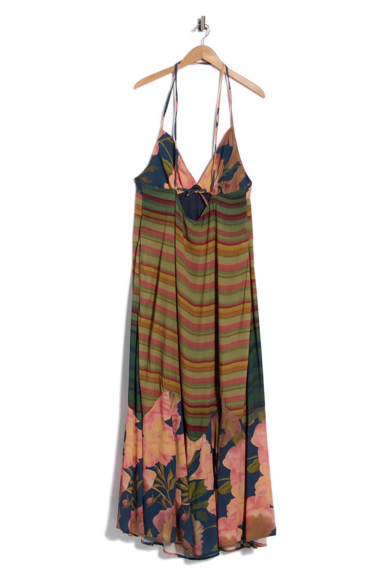 Painted Sands Maxi Dress, Alternate, color, NAVY