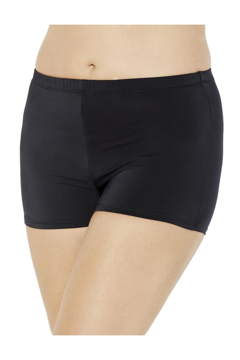 Chlorine Resistant Swim Boy Short, Main, color, Black