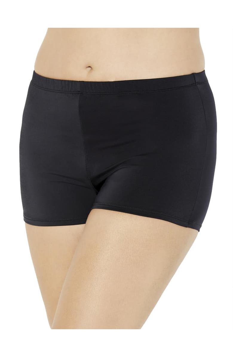 Swimsuits for All Chlorine Resistant Swim Boy Short, Main, color, Black