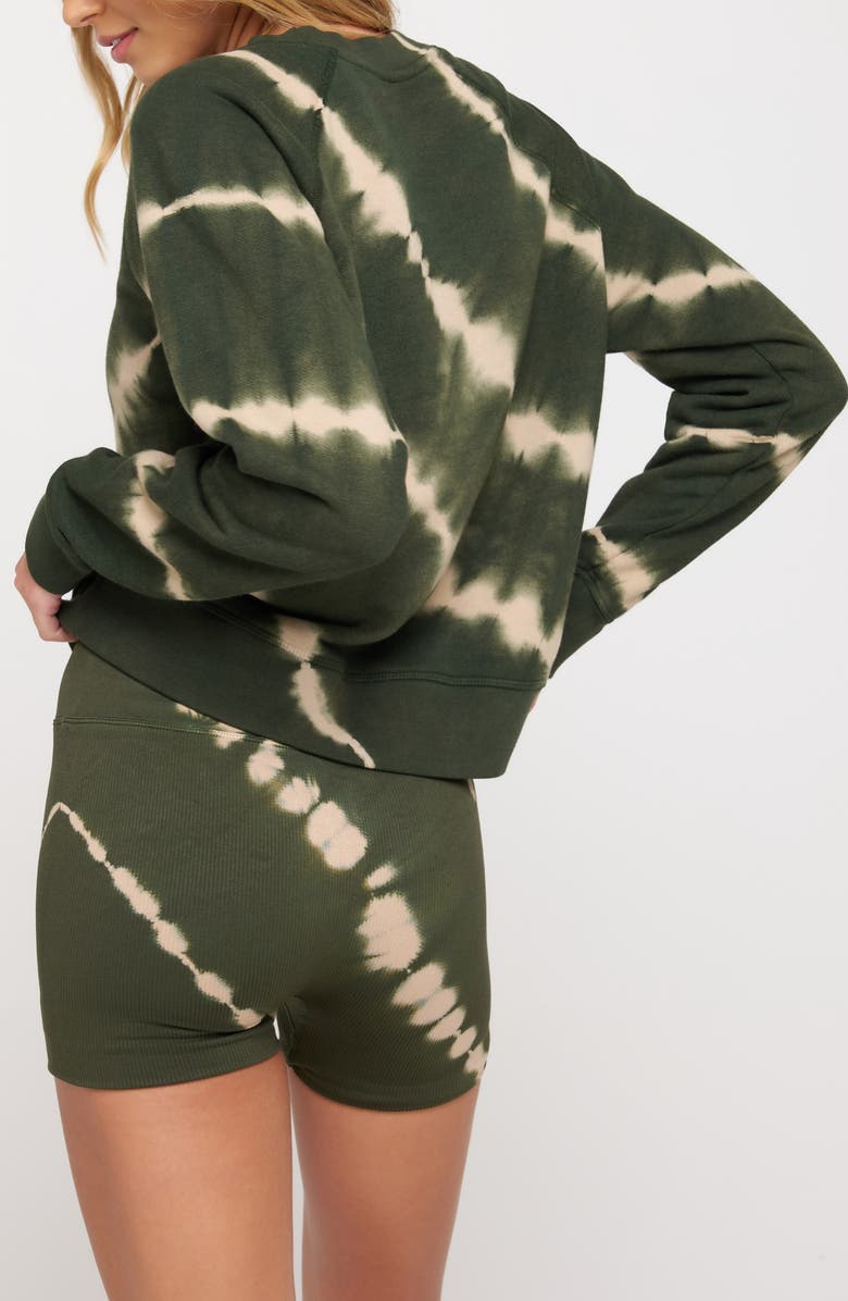 Spiritual Gangster Tie Dye Forever Cotton & Modal Sweatshirt, Alternate, color,