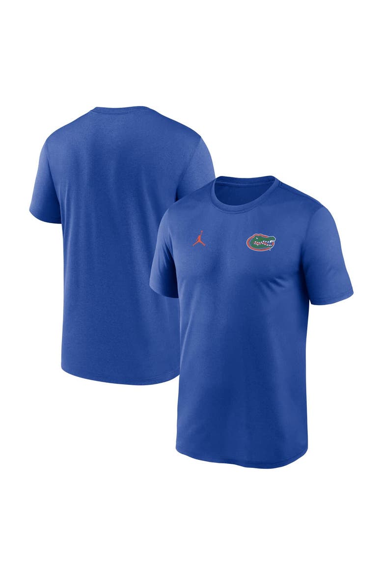 Men's Jordan Brand Royal Florida Gators 2025 Sideline Small Logo Legend Performance T-Shirt, Alternate, color, Royal
