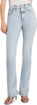 Good American Good Classic Stacked Distressed Skinny Jeans