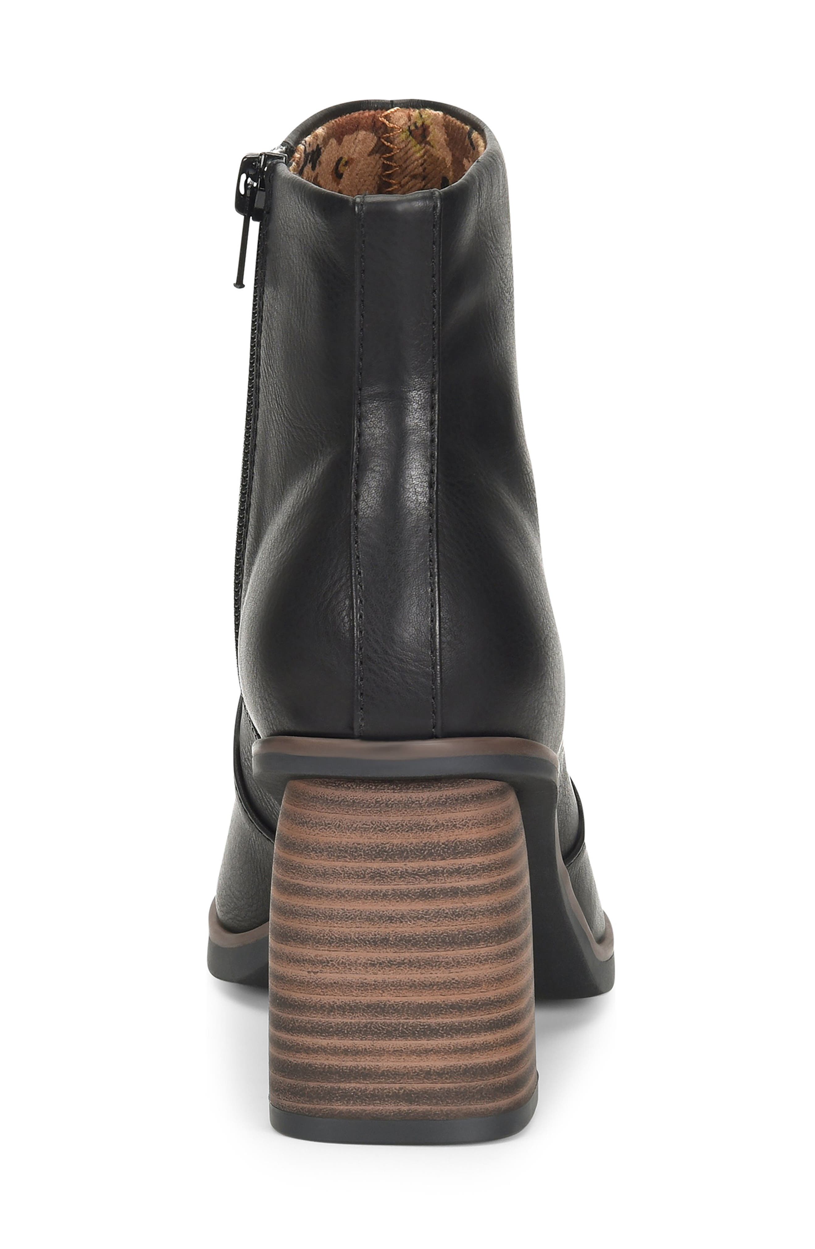 KORKS Destiny Block Heel Bootie, Alternate, color, Black