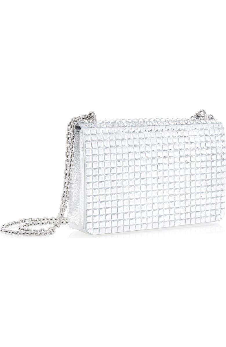 Judith Leiber Cricket Squares Crystal Embellished Clutch, Main, color,