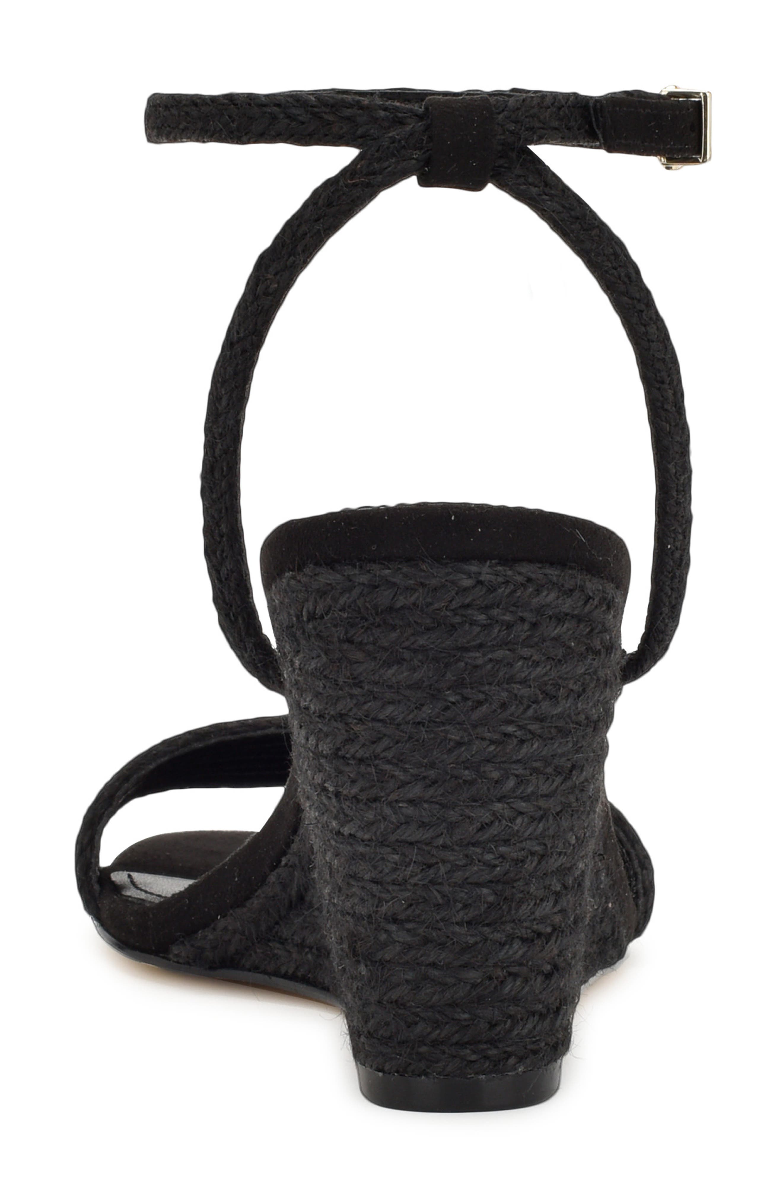 Nine West Nile Ankle Strap Wedge Sandal, Alternate, color, 