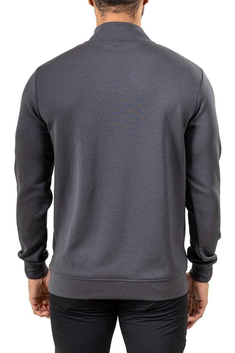 Marthyr Quarter Zip Pullover, Alternate, color, GREY
