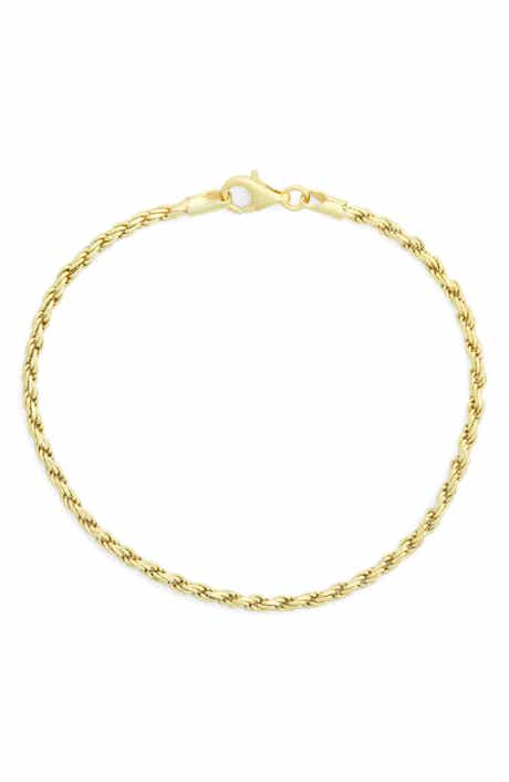FZN Sterling Silver Rope Chain Bracelet
