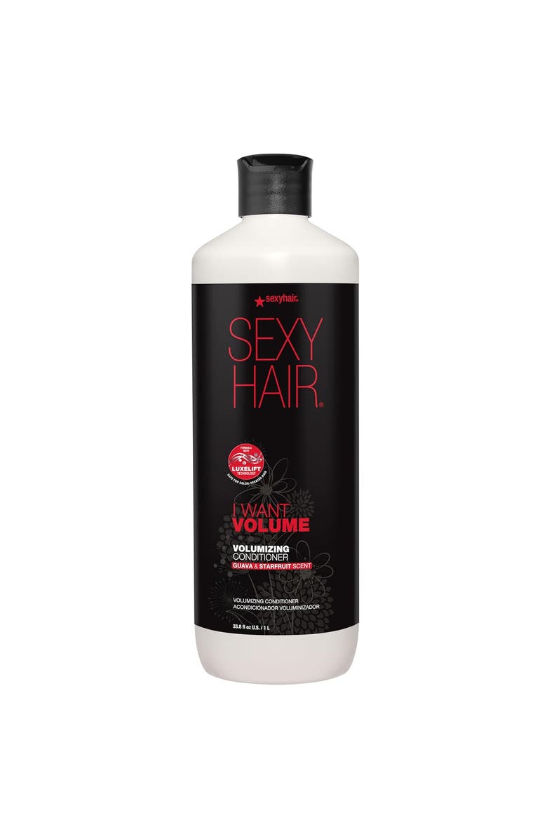 SEXY HAIR SexyHair I Want Volume Volumizing Conditioner 33.8 oz, Main, color, N/A