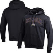Champion Men's Champion  Black ECU Pirates Arch Over Logo Pullover Hoodie