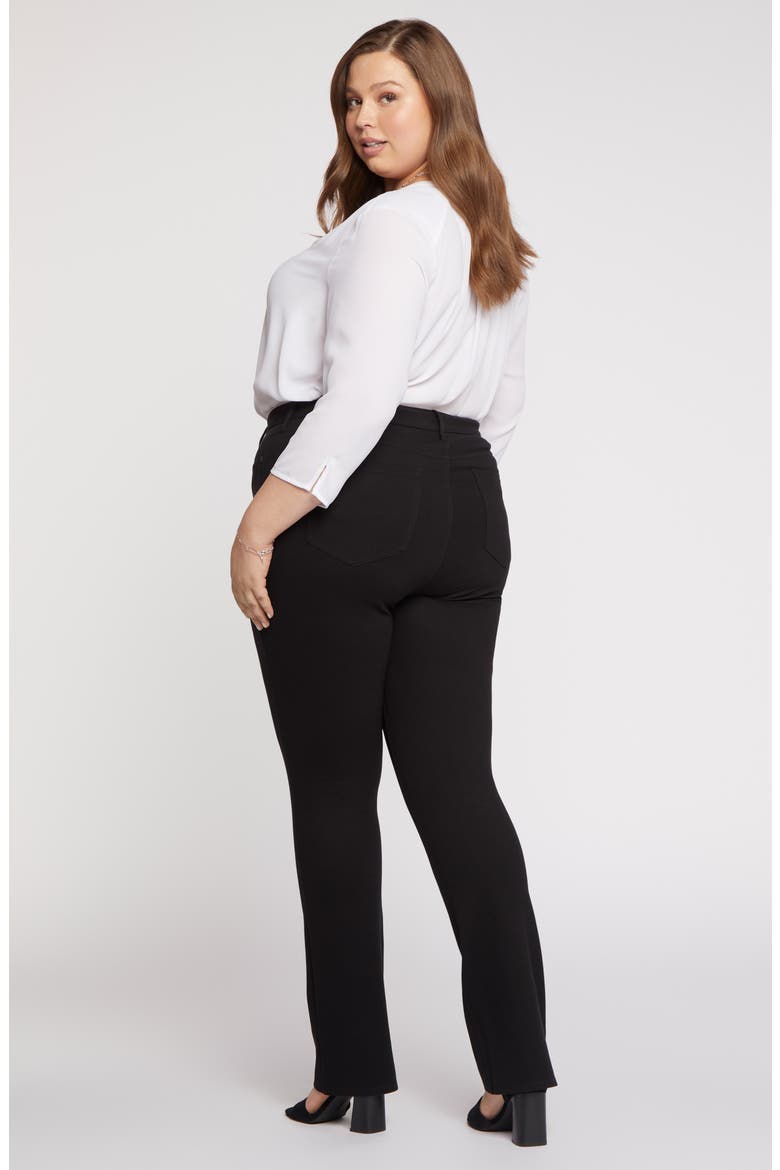Marilyn Straight Leg Pants, Alternate, color, BLACK