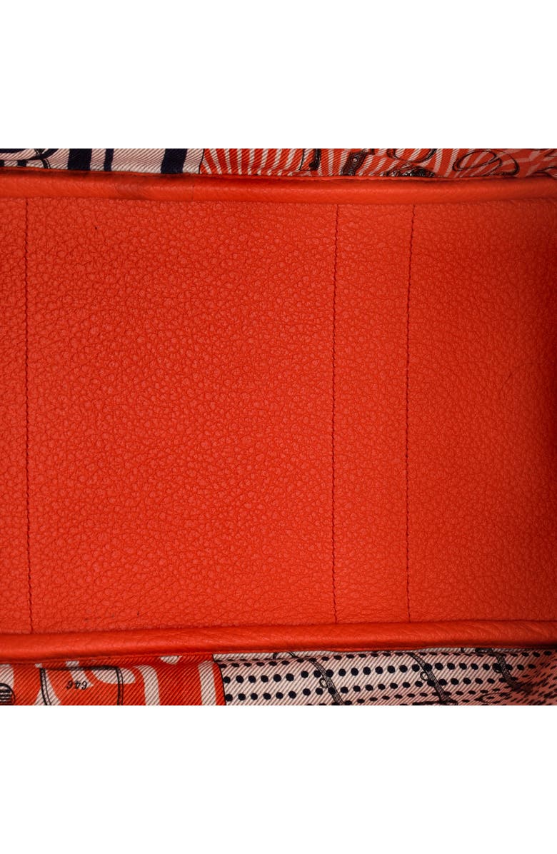 Pre-Owned Hermes Garden Party Tote Leather with Printed Interior 36, Alternate, color, Orange Poppy