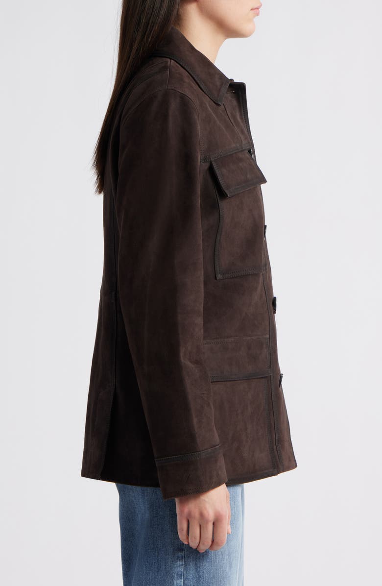 Michael Kors Suede Barn Jacket, Alternate, color,