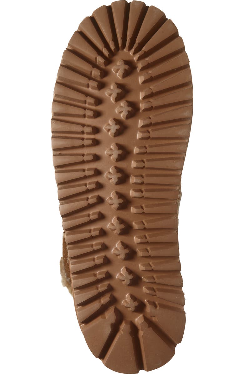 laidback london Setsu 4.0 Genuine Shearling Lined Ankle Boot, Alternate, color, Nutmeg Suede / Wheat