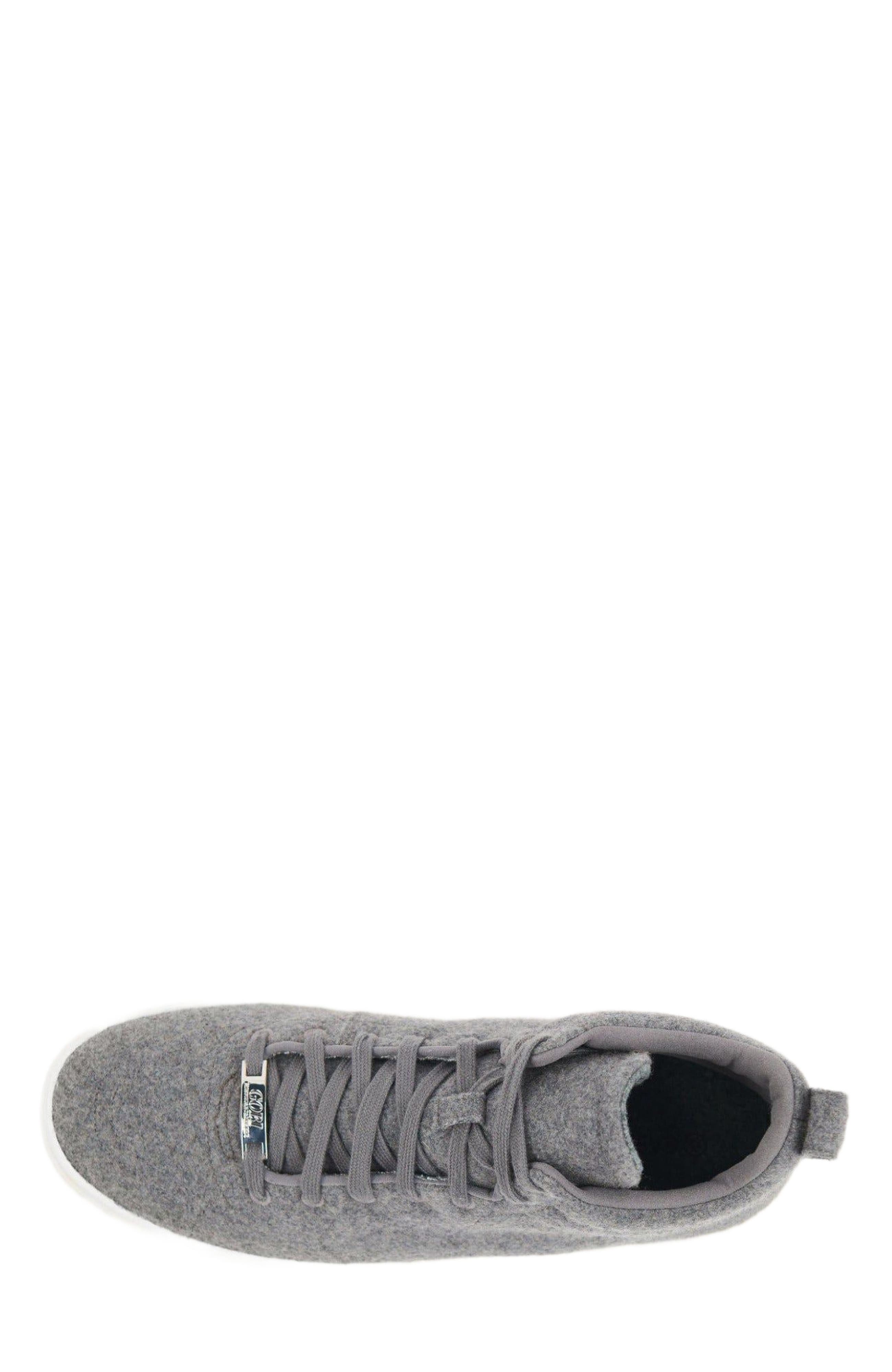 Cashmere High-Top Sneakers, Alternate, color, stone gray
