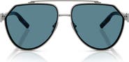 Dolce&Gabbana 62mm Oversize Pilot Sunglasses