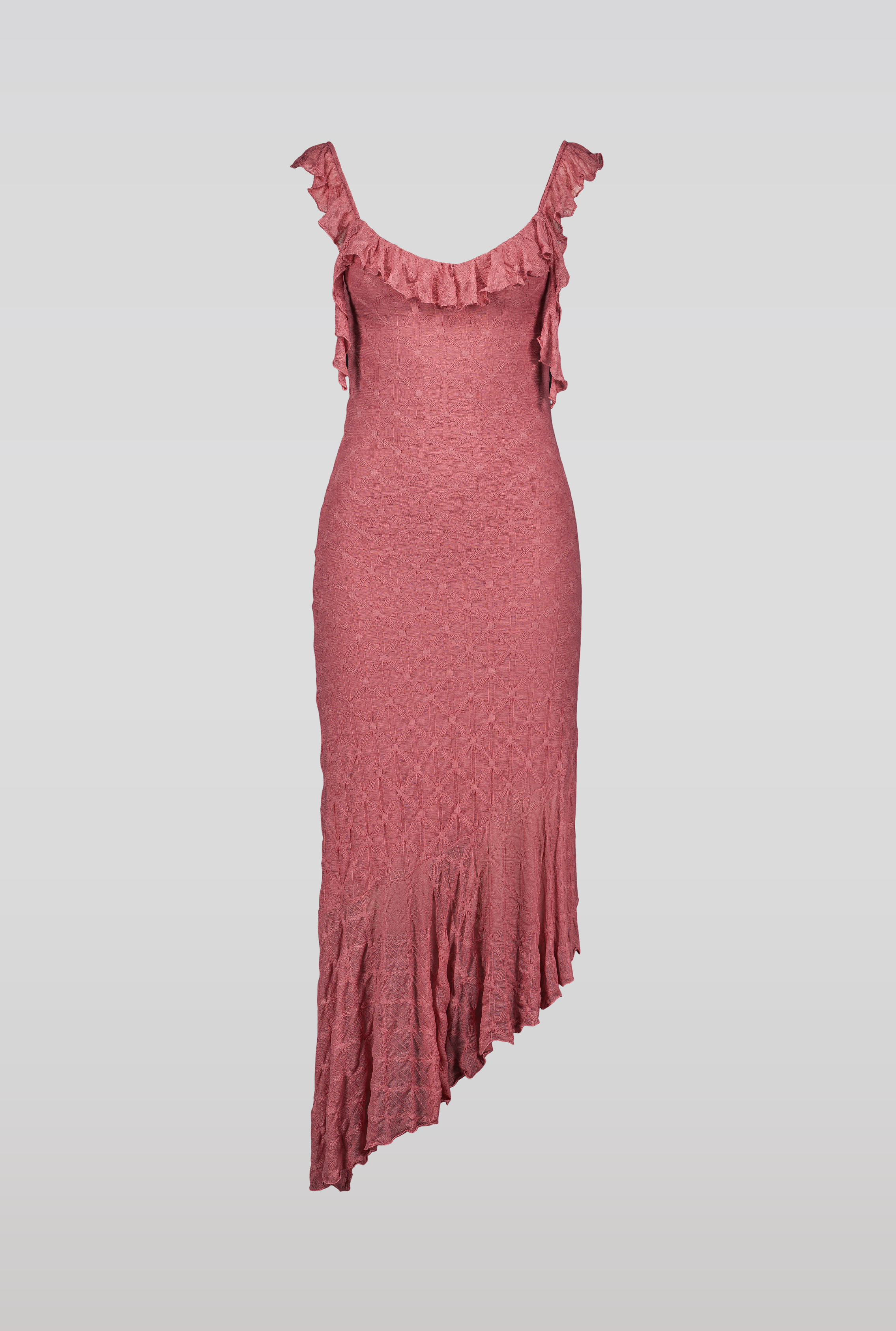 Crinkled Jersey Dress