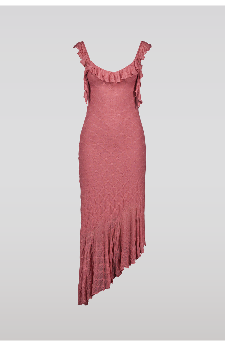 SAEMDI Crinkled Jersey Dress, Main, color, Dusty Rose