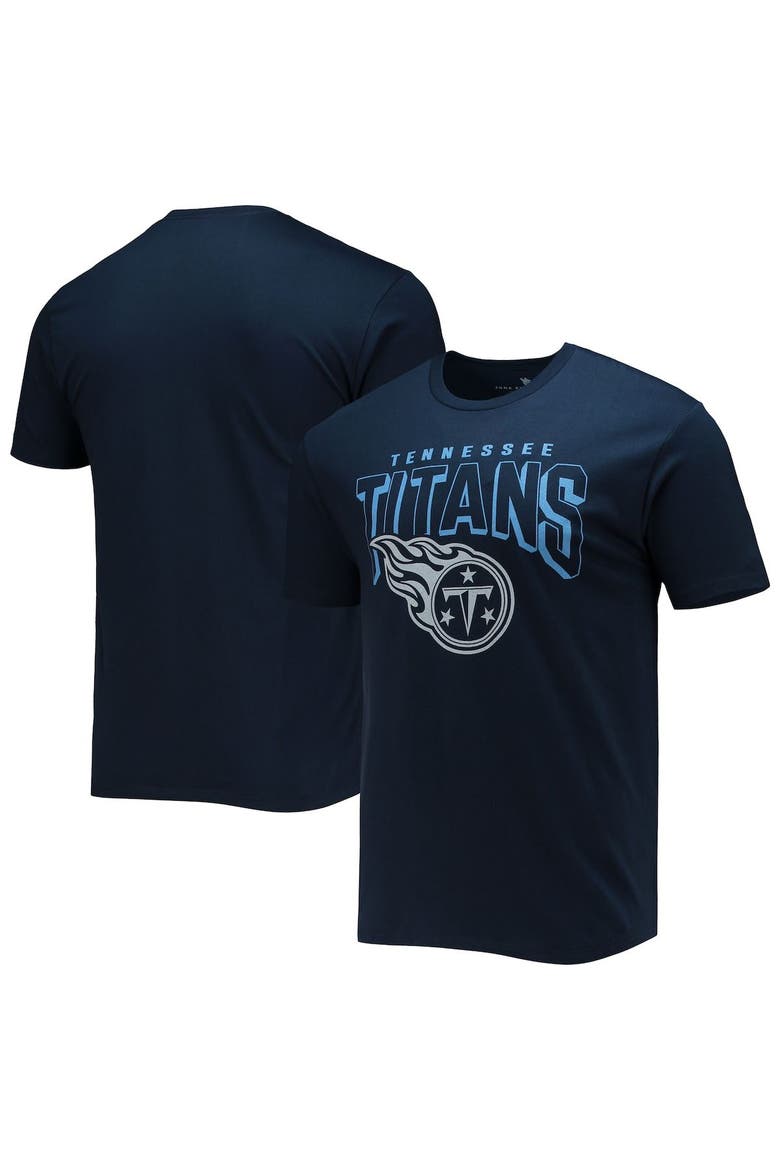 Men's Junk Food Navy Tennessee Titans Bold Logo T-Shirt, Alternate, color, Navy