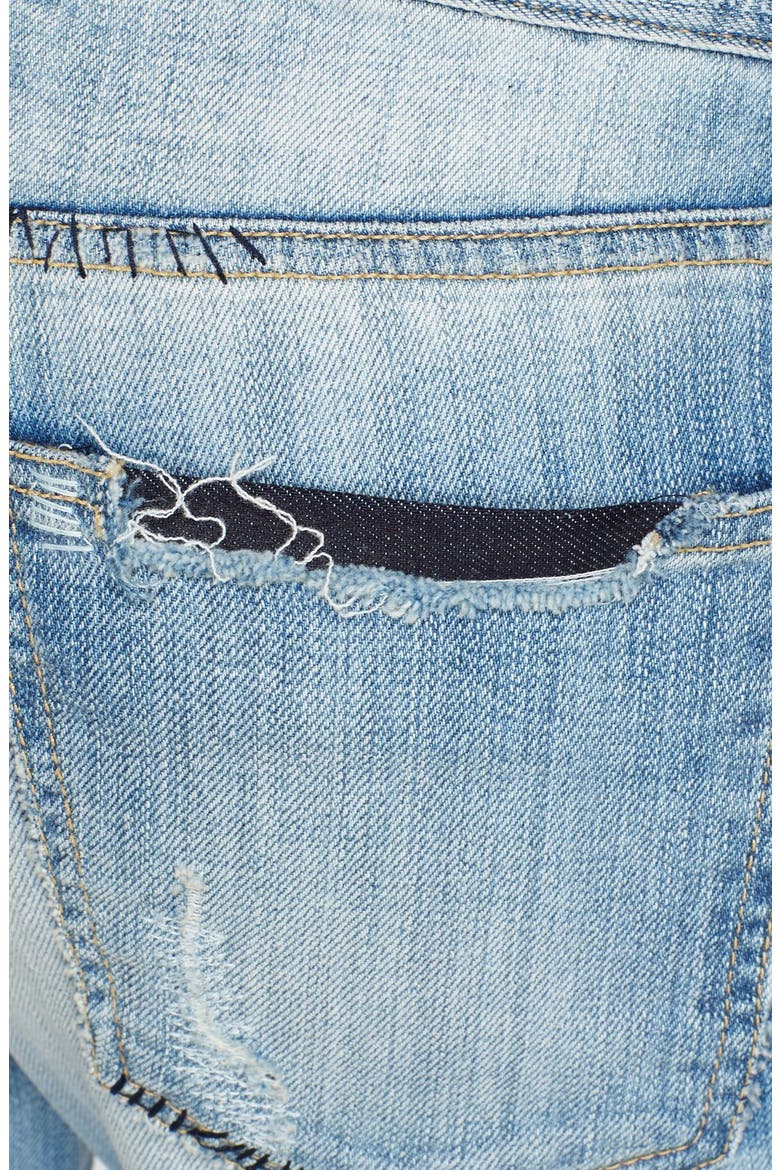 'The Fling' Rolled Jeans, Alternate, color, BUCKEYE REPAIR