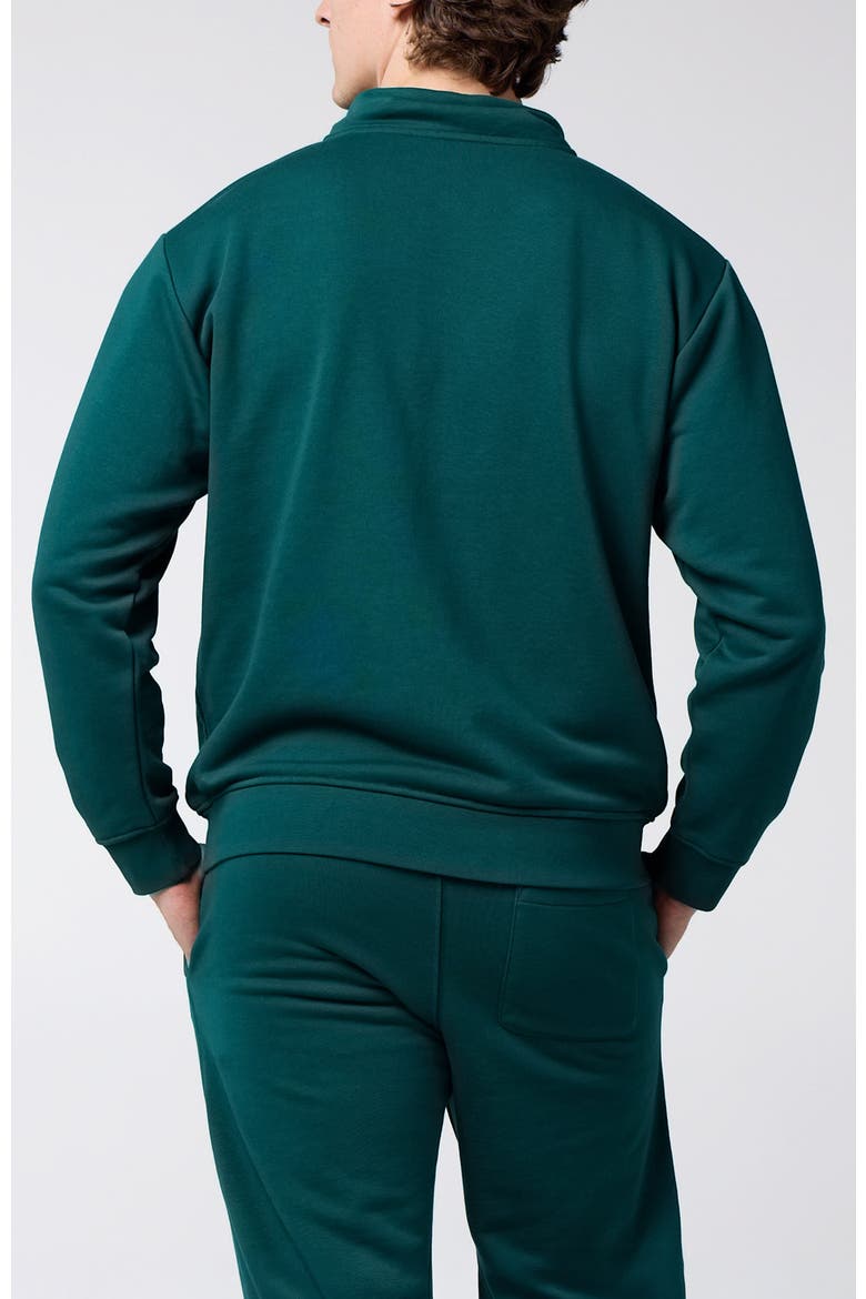 Men's Active Lifestyle You Know You Play Quarter Zip Sweatshirt, Alternate, color, Racing Green