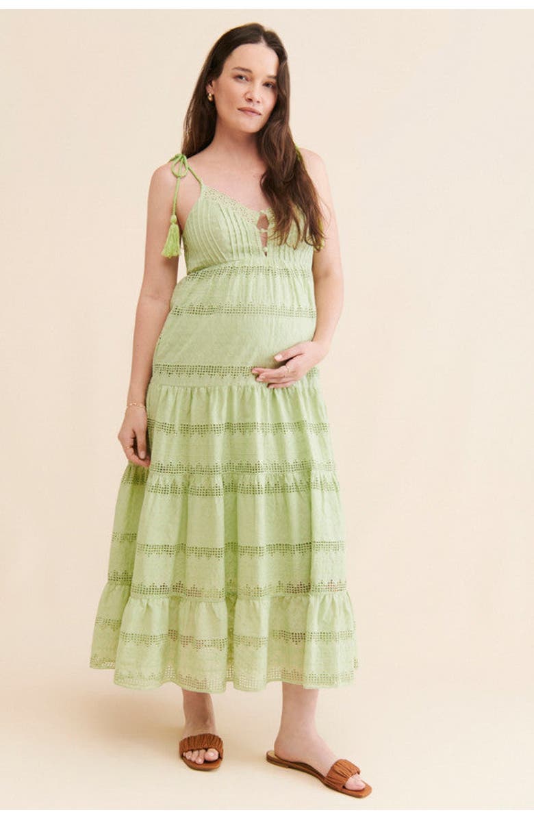 Emilia George Grace Dress, Main, color, Green