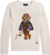 Polo Ralph Lauren Kids' Polo Bear Cotton Sweater