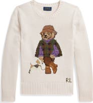 Polo Ralph Lauren Kids' Polo Bear Cotton Sweater