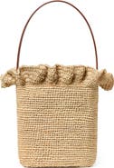 Loeffler Randall Laith Raffia Bucket Bag