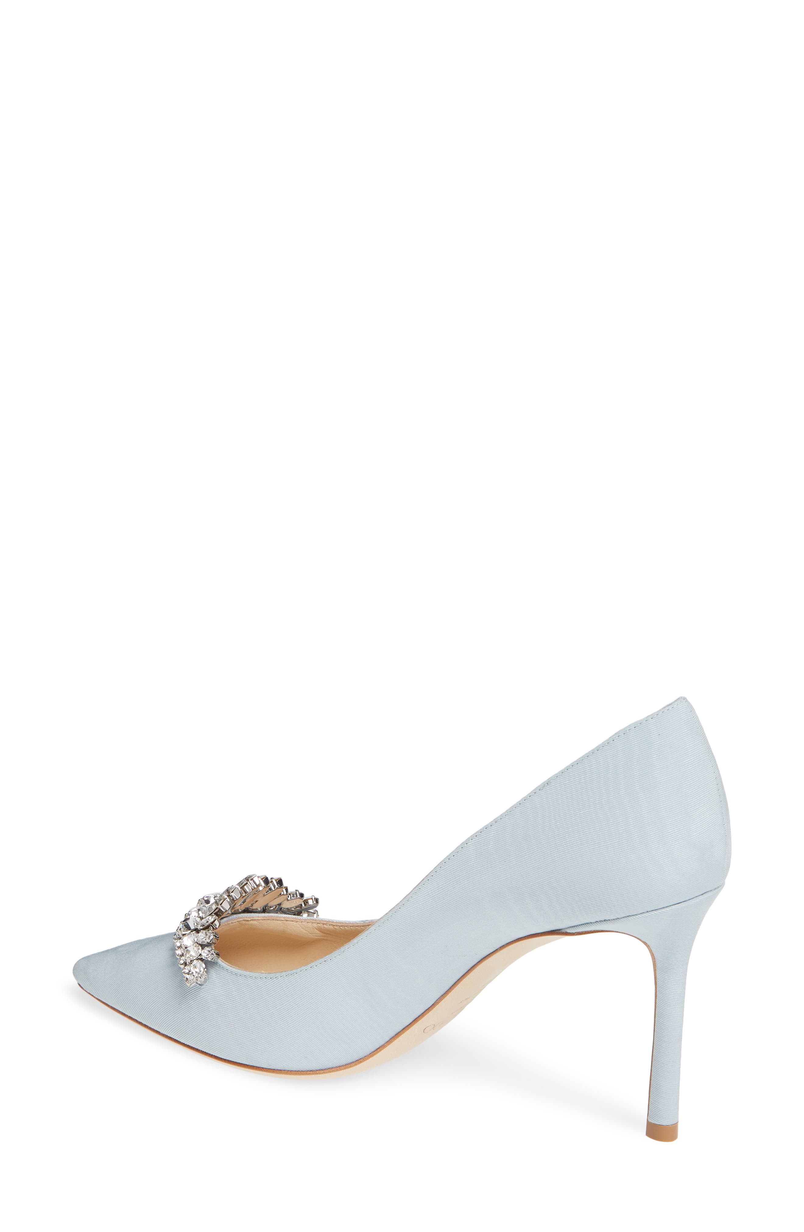 Romy Crystal Tiara Glitter Pump, Alternate, color, SOMETHING BLUE/ CRYSTAL