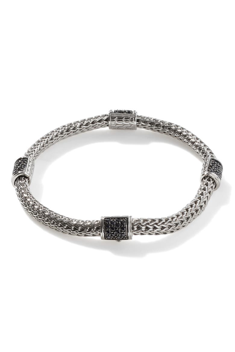 Classic Chain Lava Rope Bracelet, Alternate, color, SILVER