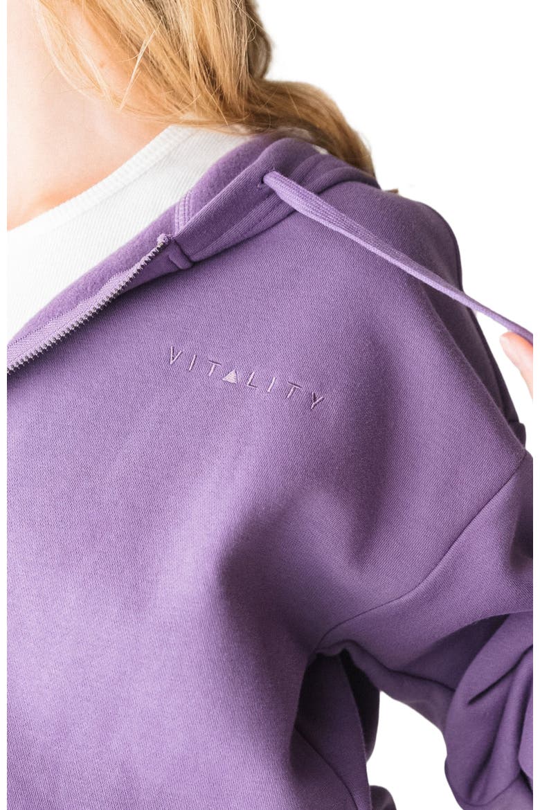 Cozy Uni Zip, Alternate, color, violet