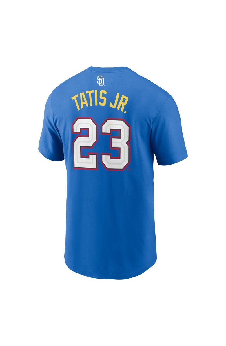 Nike Men's Nike Fernando Tatis Jr. Blue National League 2025 All-Star Edition Name & Number T-Shirt, Alternate, color, 