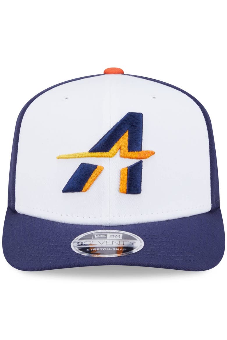 Men's New Era  White/Navy Houston Astros 2025 City Connect 9SEVENTY Adjustable Hat, Alternate, color, White