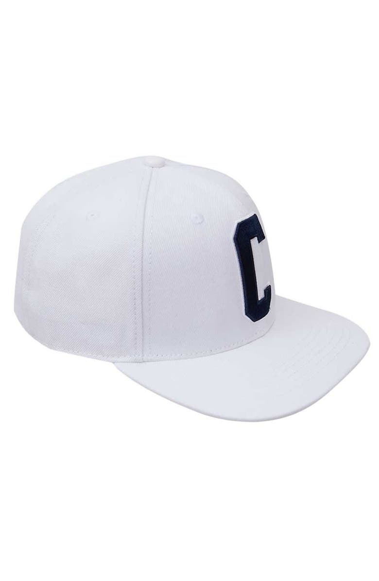 PRO STANDARD Men's Pro Standard White Coppin State Eagles Primary Logo Evergreen Wool Snapback Hat, Alternate, color, White