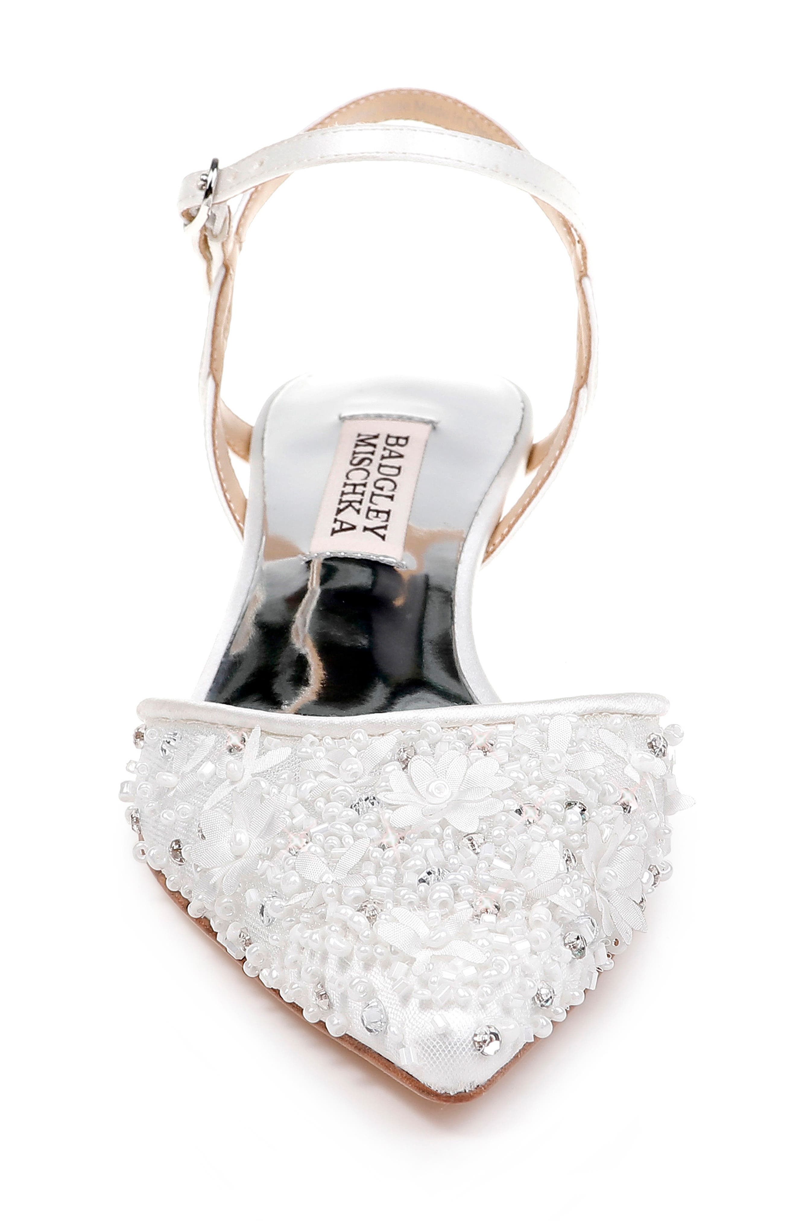 Badgley Mischka Collection Badgley Mischka Iris Kitten Heel Pointed Toe Pump, Alternate, color, 