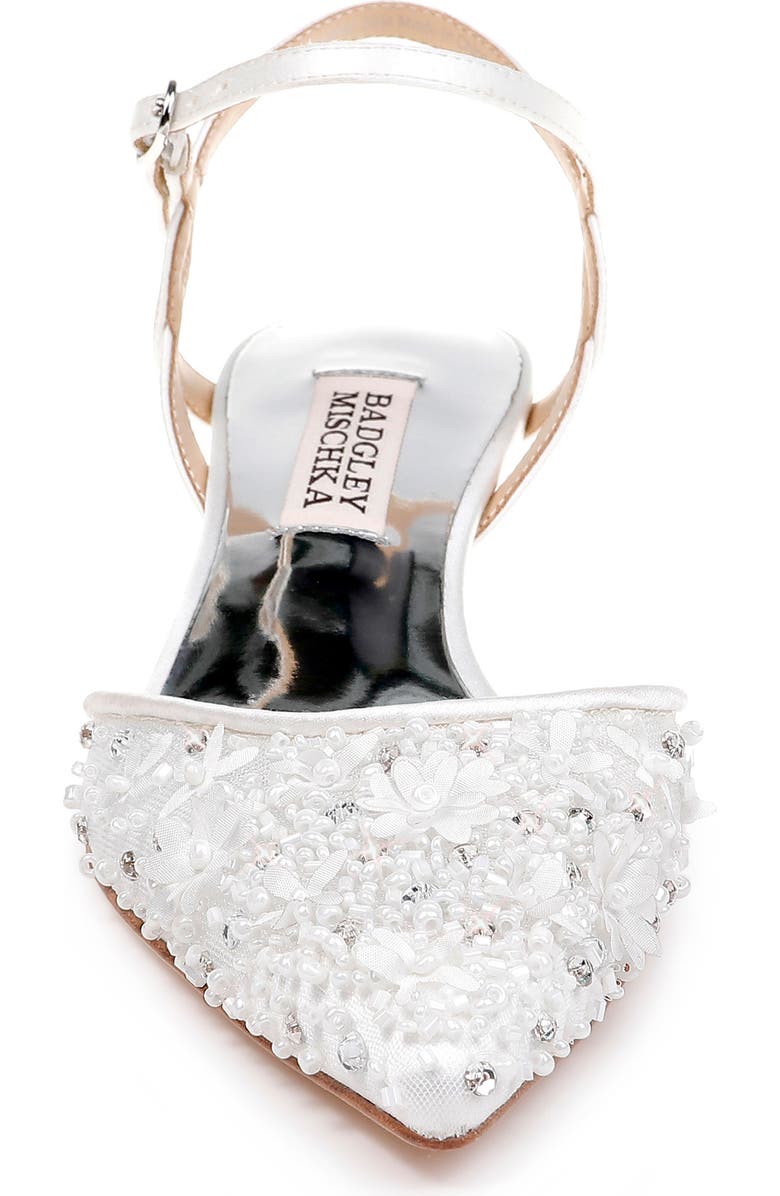 Badgley Mischka Collection Badgley Mischka Iris Kitten Heel Pointed Toe Pump, Alternate, color,